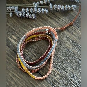 Voltage 5 Strand Gemstone Wrap Bracelet